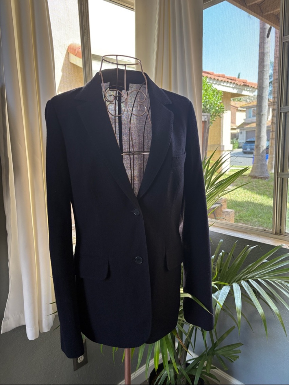 Loro Piana Single-Breasted Cashmere Sweater Jacket